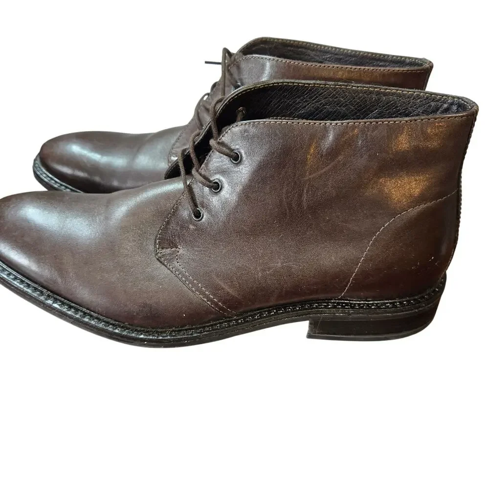 Alfani 10 M  Men's Dress Ankle Boot Shoe Brown Oxford Derby Brogues 10M Medium